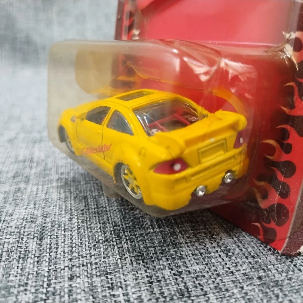 LOT OF 2 Motorworks Diecast Tuner Series 1 Honda Civic Si Yellow & Orange NIB
